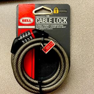 Bell Cable Lock 8mm 5ft